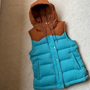Patagonia down filled Bivy vest Hoodie